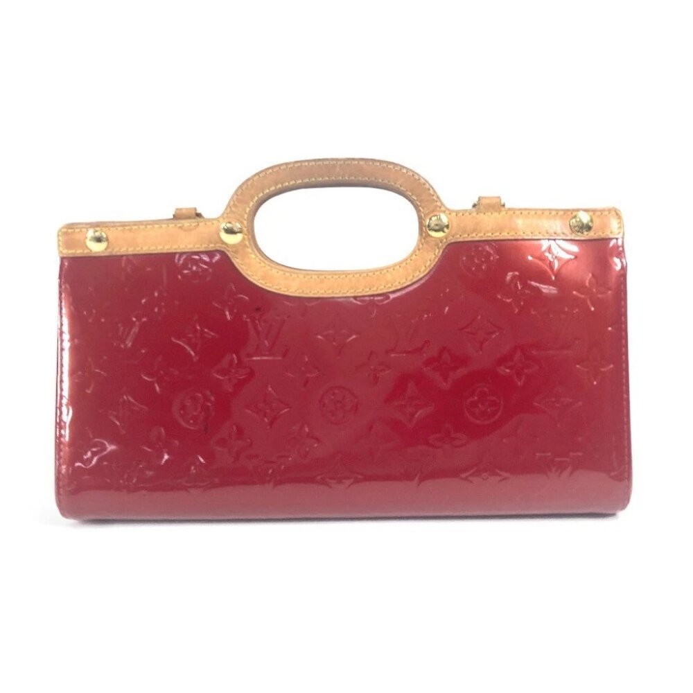 LOUIS VUITTON M91987 MonogramVernis Roxbury Drive Hand Bag MonogramVernis Red